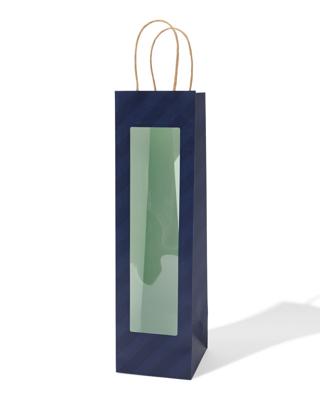HEMA Wijntas Met Venster Blauw
