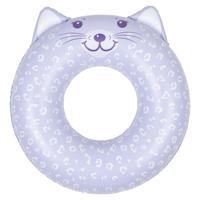 Swim Essentials Zwemring Lila Leopard Animal 55cm
