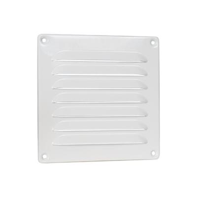 Nedco schoepenrooster alu. 155 x 155 mm RAL9010 wit