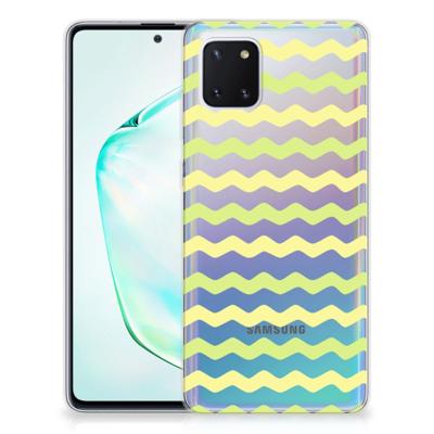 Samsung Galaxy Note 10 Lite | TPU bumper | Waves Yellow