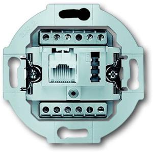 Busch-Jaeger 2CKA000230A0381 UAE-, IAE-, ISDN-contactdoos Inzetstuk Wit 1 stuk(s)