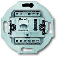 Busch-Jaeger 2CKA000230A0381 UAE-, IAE-, ISDN-contactdoos Inzetstuk Wit 1 stuk(s)