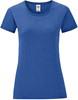 Fruit Of The Loom F131 Ladies´ Iconic T - Heather Royal - S