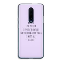 Relatief: OnePlus 7 Pro Transparant Hoesje