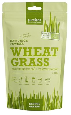 Purasana Wheat Grass Juice Raw Powder