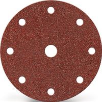 Promat Schuurpad met klitbevestiging | GLS 1 150 mm korreling 120 | voor hout / metaal korund | Gatenaantal 8 + 1 - 4000842195 4000842195