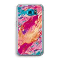 Pastel Echoes: Samsung Galaxy S6 Transparant Hoesje - thumbnail