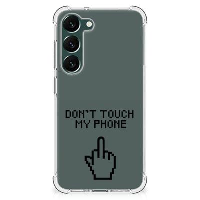 Samsung Galaxy S23 Plus Anti Shock Case Finger Don't Touch My Phone Samsung Galaxy S23 Plus Anti Shock Case Finger Don't Touch My Phone