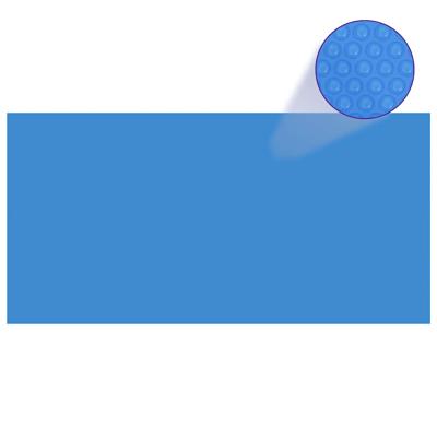 VidaXL Zwembadzeil rechthoekig 549 x 274 cm pe blauw