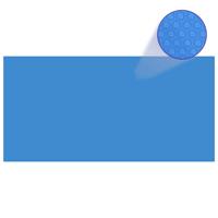 VidaXL Zwembadzeil rechthoekig 549 x 274 cm pe blauw