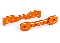 Traxxas - Tie bars, front, 7075-T6 aluminum (orange-anodized) (TRX-9629T)