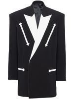 Balmain blazer à boutonnière croisée - Noir