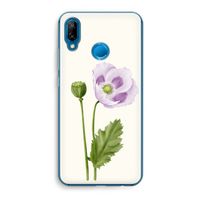 Purple poppy: Huawei P20 Lite Transparant Hoesje