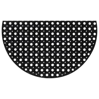 VidaXL Deurmat halfrond 45x75 cm rubber