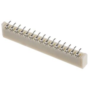 Molex 528083070 Female header (standaard) Totaal aantal polen: 30 Rastermaat: 1.00 mm Inhoud: 1 stuk(s) Tape on Full reel