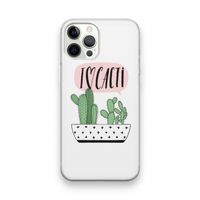 I love cacti: iPhone 12 Pro Transparant Hoesje