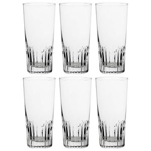 6x Stuks vaasjes bierglazen 330 ml - Bierglazen