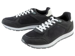 LIVERGY Heren sneakers (Zwart/wit, 43)