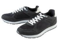 LIVERGY Heren sneakers (Zwart/wit, 43)