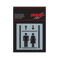 Bord Alulook Lift - 80x80 mm zelfklevend.