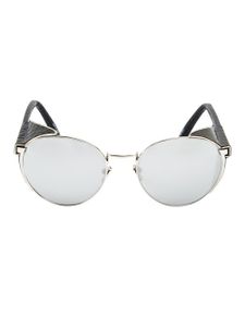 Linda Farrow lunettes de soleil rondes - Noir