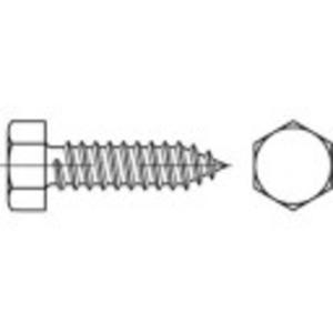 TOOLCRAFT 144564 Zeskant plaatschroeven 4.8 mm 38 mm Buitenzeskant DIN 7976 Staal Galvanisch verzinkt 250 stuk(s)