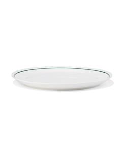 HEMA Dinerbord Ø26cm Tafelgenoten New Bone Wit Met Groen (donkergroen)