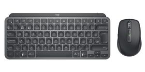 Logitech MX Keys Mini Combo for Business toetsenbord RF-draadloos + Bluetooth QWERTY Brits Engels Inclusief muis Grafiet