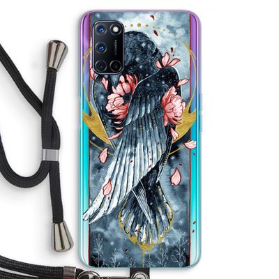 Golden Raven: Oppo A72 Transparant Hoesje met koord