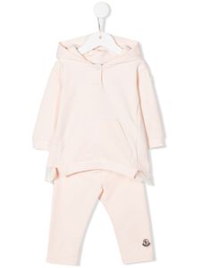 Moncler Enfant survêtement en coton - Rose