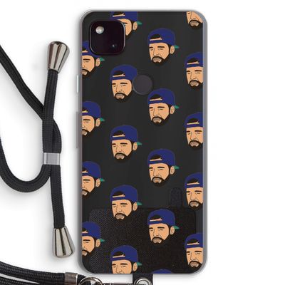 Drake Away: Pixel 4a 5G Transparant Hoesje met koord
