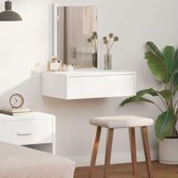 Plafondtafel met lade Wit 60 x 40 x 70 cm Bewerkt hout