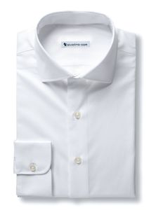 ESTILLI - Effen witte twill - strijkvrij - SANTI 1