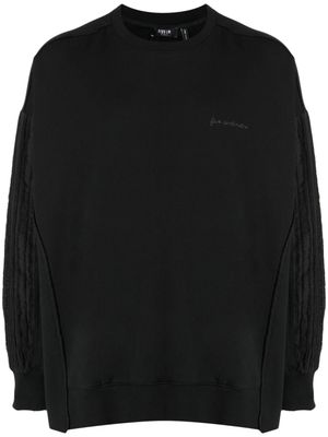 FIVE CM sweat à effet usé - Noir