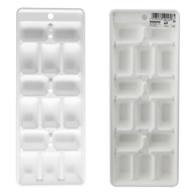 Fackelmann ijsblokjesvormer 24x9 cm wit pp