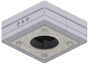 B-System: Euroboxx Plafond L - Grijs