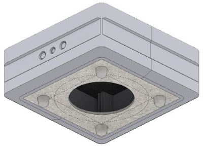 B-System: Euroboxx Plafond L - Grijs