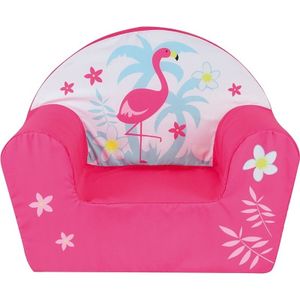 Flamingo kinderstoel/kinderfauteuil voor peuters 33 x 52 x 42 cm   -