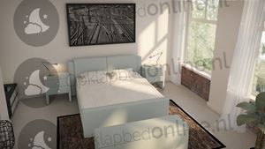 Opberg boxspring 140 x 220 cm- stofkleur 7034