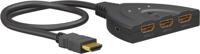 Goobay 58488 HDMI-switch 3 poorten Met status-LEDs, Ultra HD-geschikt 3840 x 2160 Pixel