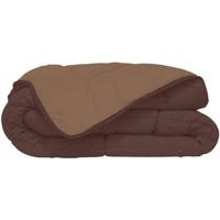Microvezel dekbed 400g / m² CALGARY Choco & Moka 200x200cm
