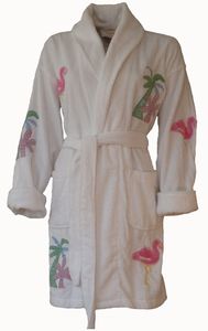 Badjas met palmbomen - One Size Kort
