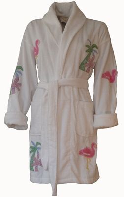 Badjas met palmbomen - One Size Kort