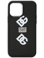 Dolce & Gabbana coque d'iPhone 13 Pro Max à logo imprimé - Noir - thumbnail