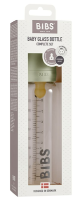 Bibs Glazen Babyfles Complete Set Sage 225 ml
