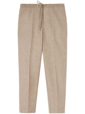 Jil Sander pantalon court en laine court - Tons neutres