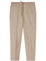 Jil Sander pantalon court en laine court - Tons neutres - thumbnail