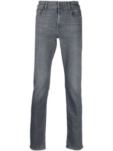 7 For All Mankind jean slim à taille mi-haute - Gris