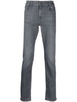 7 For All Mankind jean slim à taille mi-haute - Gris - thumbnail