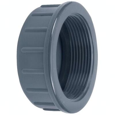 VDL PVC Druk Afsluitkap 1¼" Binnendraad met Rubber Ring - Weerbestendig voor Vijver